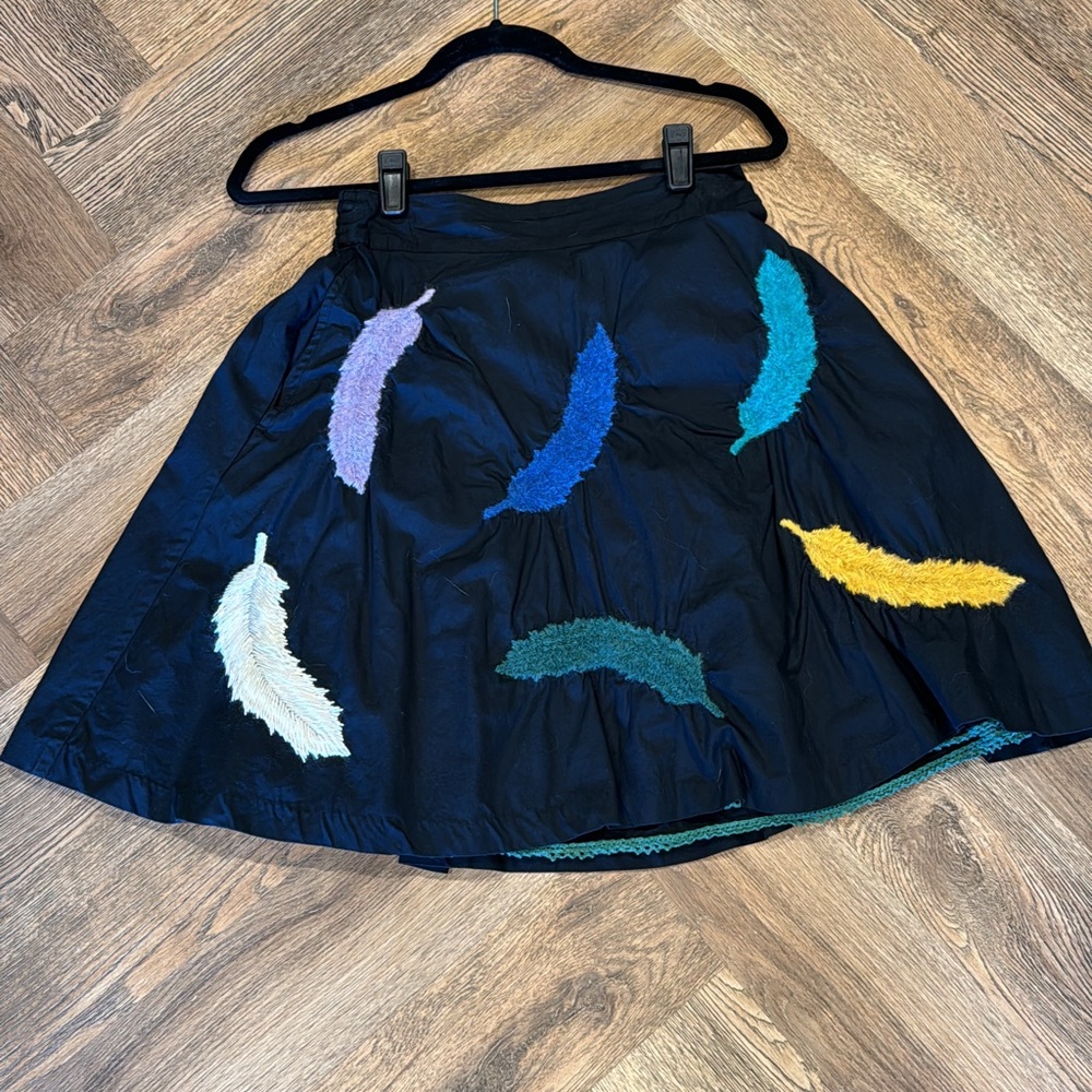 Anthro feathers skirt
